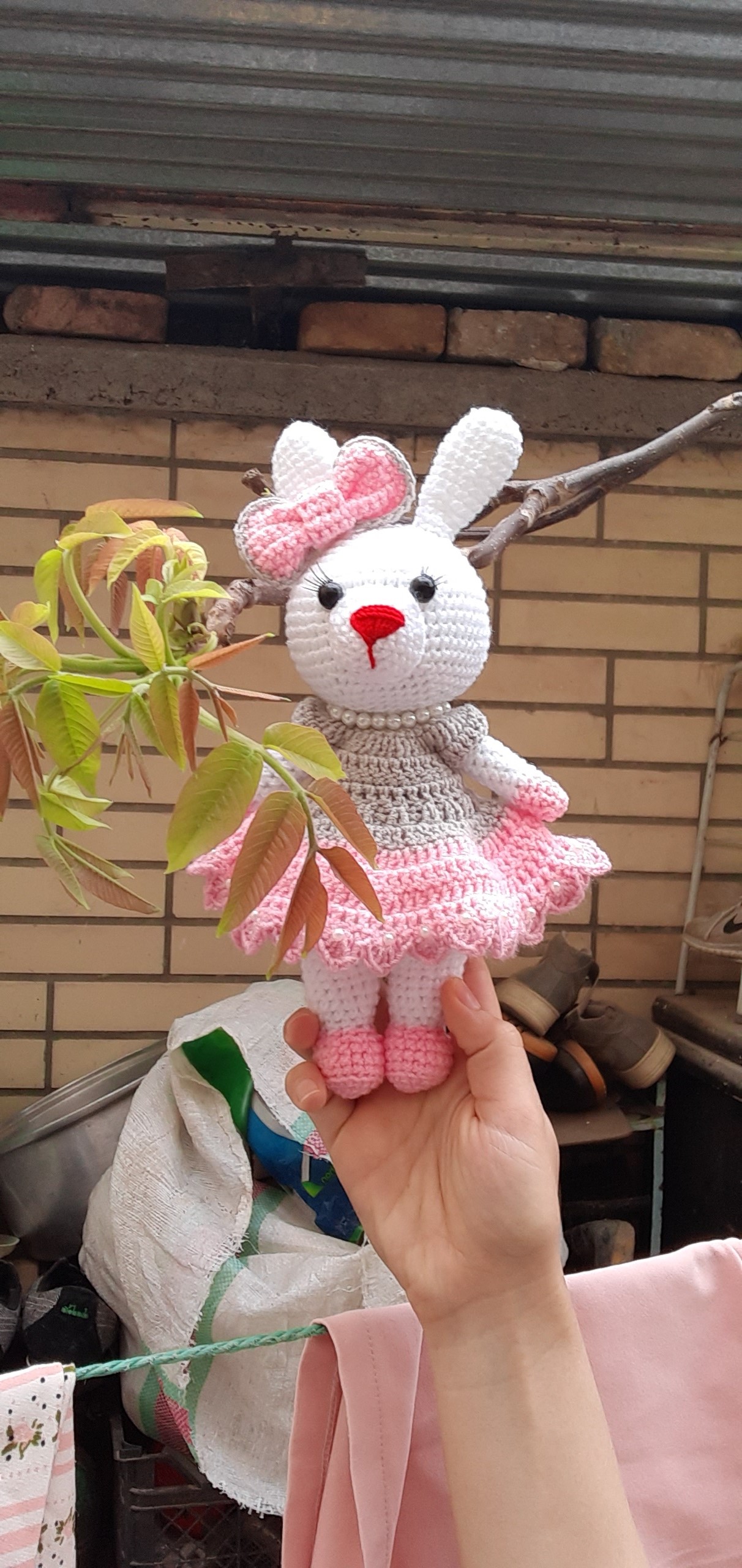 خرگوش بافتنی